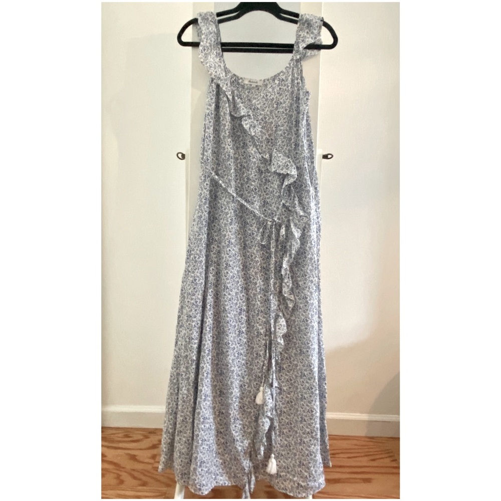 Madewell Ruffled Wrap Dress